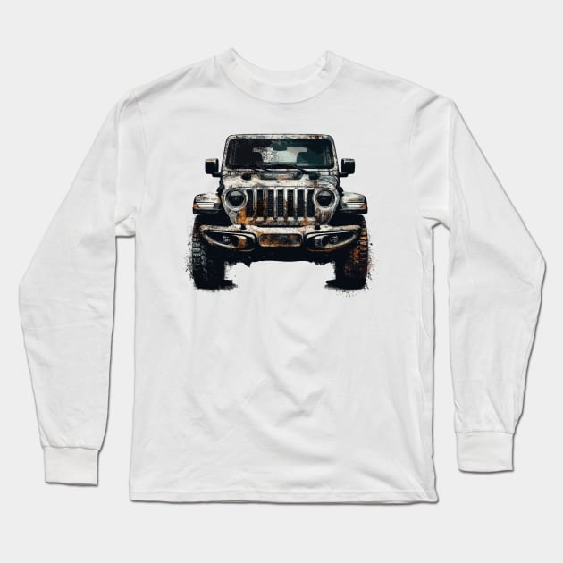 Jeep Gladiator Long Sleeve T-Shirt by Vehicles-Art